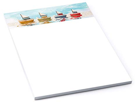 Logbuch-Verlag Kleiner Notizblock maritim 100 Blatt Block Geschenk Segler Schiffe Boote DIN A5