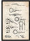 Nacnic Poster Patent Openers. Blatt mit altem Design-Patent in der Größe A3 und Vintage-Hintergrund