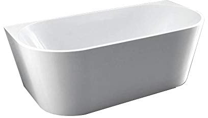 Freistehende Badewanne NOVA Acryl Weiß - 170 x 80 cm- Farbe:Weiß Matt