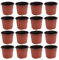 Lot de 50 Pots de en Plastique Pots de Fleurs de Plantes Plastique De Plantes À Fleurs Graine De Démarrage (Diamètre 120mm) (50PCS)