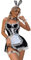 Oludkeph Sexy French Maid Womens Bunny Kostüm Anime Cosplay Lace Lingerie Schürze Uniform Outfits (Schwarz, Einheitsgröße)