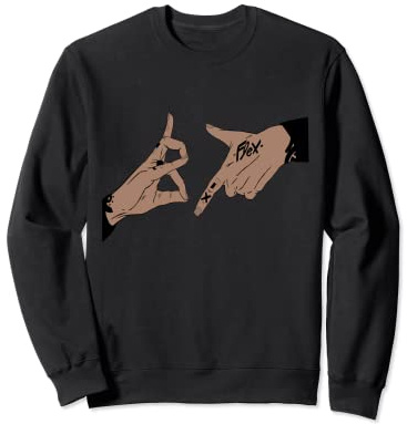 187 Tattoo Handzeichen Sweatshirt