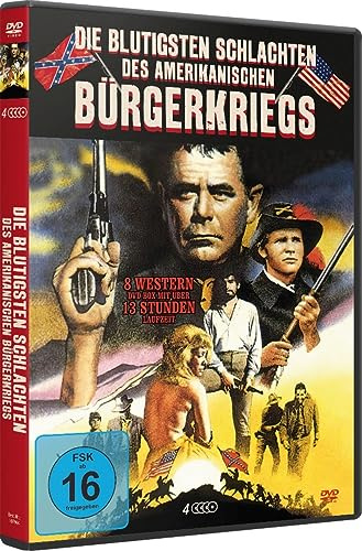 Die blutigsten Schlachten des Amerikanischen Bürgerkriegs [4 DVDs]