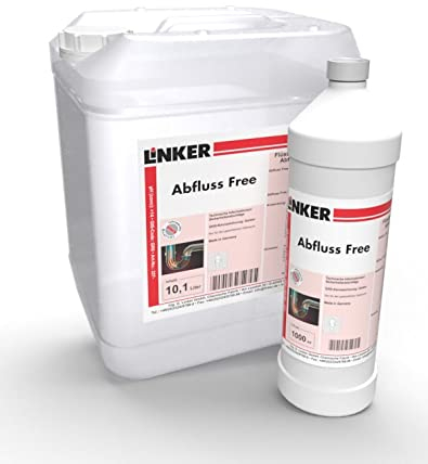 Linker Chemie Abfluss Free Abflussreiniger 10,1 Liter Kanister ohne Flasche | Reiniger | Hygiene | Reinigungsmittel | Reinigungschemie |