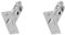 UAP 2 Sets 75mm Tubular Latch Square - Door Latches for Internal Doors Square Forend, Tubular Door Mortice Latch, Door Hardware (2 Pack, 75mm, Nickel Plated)