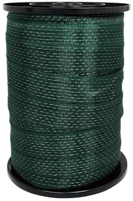 EhuI Portable Electric Fence Poly Tape 575'Length,1.5 inch 40mm Width, 8 Strands of Stainless Steel Wire,PK1