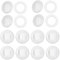 ITROLLE 12PCS CO2 Filter Valves for Coffee Canister, Replacement CO2 Releasing Valves, Compatible with Most Brands, White, 12 Count