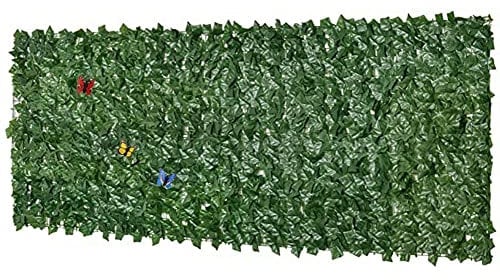 Künstliche Hecken Sichtschutz Garten Weide Künstliche Efeuhecke,Sichtschutz Balkon Efeu,Kann Beschnitten Werden, Balkon Sichtschutz Efeu(Size:1.5x12m/4.92x39.37ft)