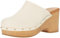 The Drop Women's Clog Francine, Leichte Sandfarbe, 38
