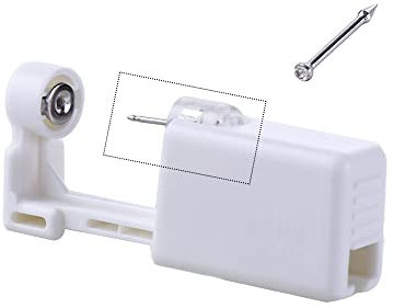 Nase Ohr Piercing Werkzeug, Ohrstecker, Sicherheit Ohrring Piercer Maschine Studs, Schmuck Ohrring Piercer Maschine Ohr Nagel Werkzeug (F)