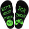 Socken mit Spruch Bitte Nicht Stören Ich Zocke, Lustige Gaming Socken Coole Geschenke für Gamer, Baumwollsocken Ostergeschenke Erwachsene Männer Teenager Jungs zum Geburtstag Ostern