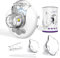 FEELLIFE Mini Nebuliser Machine for Adults Kids, Ultra Slience Handfree Nebulizer Inhaler with 3 Atomization Rate, Efficient Atomization for Home & Travel