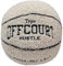 WOKICOR 3D Offcourt Basketball Kissen 25CM Plüsch Basketball Kissen 2024 Neues 3D Basketballkissen Kreative Basketball Wurfkissen Zimmer Dekorationen Party Geschenk für Kinder Basketball-Liebhaber