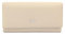 GIUDI ® Damen Geldbörse, Echtleder, Groß, Viele Kartenfächer, Nude Beige