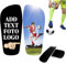 LLLGSH Personalisierte Fußball Schienbeinschoner - Shinguards mit Foto und Text - individuell mit Ihrem Design oder Foto - Kinder und Erwachsene - Gepolsterte Gummi schützende Innenseite