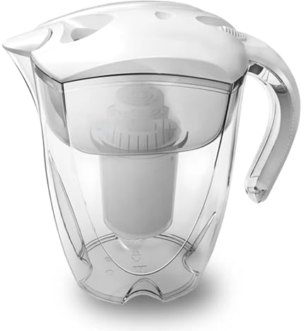 3.5L Mineral Alkaline Water Pitcher Filters - 3.5 Litre Water Filter Jug with 7 Stage Filtration System - Alkalizer Purifier Filtration System +pH -ORP
