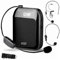 Amplificador de voz con micrófono Amplificador De Voz, Caja Portátil Multifuncional De 15W, Altavoz Bluetooth Con Micrófono Inalámbrico For Profesores Y Oradores Batería de larga duración, ligera y ve