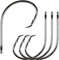 Fishing Hooks Ultra Point Circle Hooks,50PCS High Carbon Steel Offset Inline Octopus Sharp Hooks Live Bait Hooks Saltwater Fishing Accessories(6/0)