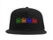 Lauthings Burger Food Colorful Snapback Cap Embroidered Fullcap Herren Mütze Schwarz, Schwarz , Einheitsgröße