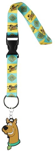 Bioworld Scooby Doo Dragonne de poignet pour clés, portefeuilles, étuis de téléphone | Dragonne de main et de poignet pour homme et femme, Scooby Doo V2, taille unique