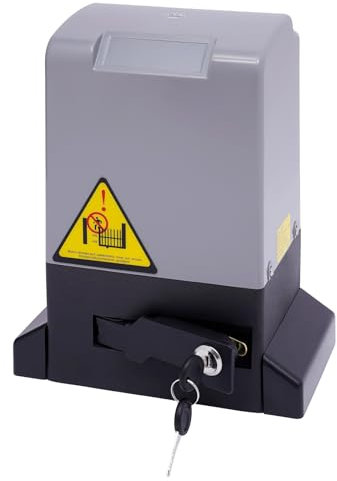 Automatischer Schiebetorantrieb, Schiebetüröffner Mit 2 Fernbedienungen Und 2 Schlüssel, Torantrieb Schiebetor Für Schiebetüren Aus Stahl Holz Und Vinyl