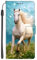 EuoDuo Compatibile con iPhone XR Cover Libro in Pelle PU Custodia Portafoglio Libretto Motivo Colorato Magnetica Booklet Telefono Flip Caso - Girasole Bianco Cavallo