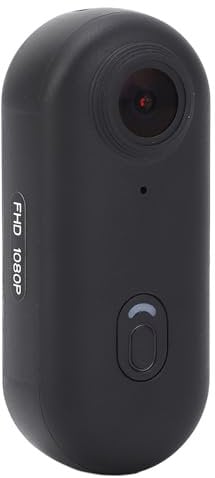 Garsent Small Action Camera, 1080P HD Body Camera, Motorcycle Dash Cam Wearable Camcorder for Daily Records, Easy to Use with Back Clip, for Traveling Cycling Bodycam