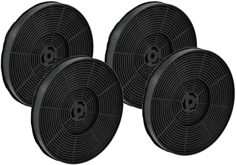 vhbw 4x Aktivkohlefilter Ersatz für Respekta MIZ0031 für Dunstabzugshaube | 17,5 cm