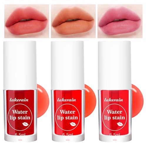 Lip Stain, Wasserfest Lang Anhaltend Lip Tint Stain Matt Schnell Trocken Tinted Lipgloss, Leichtes Gewicht Und Weiche Hochpigmentierte Fruchtgeschmack Lip Stain Tint Für Lippen Und Wangen
