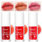 Lip Stain, Waterproof Long Stont Lip Tint Stain Matt Seco Rápido Tinted Lipgloss Labios Ligero y Suave de Alta pigmentación Fruta Sabor Tinta para Labios y Mejillas