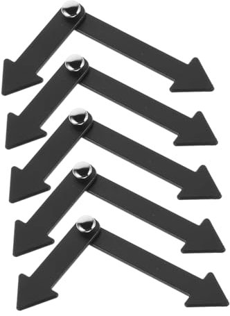 MUSISALY 5 Stücke DIY Klassenzimmer Unterricht Uhren Hand Requisiten Kunststoff Uhr Zeiger Set Für Schule Zeit Unterricht DIY Zeit Erzählen Uhr Zubehör Für Kinder