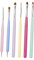 ELAYARD Macaron Color Dual-Head Nail Art Pen Set 6 Pcs Manicure Drawing Tools for DIY Nail Painting