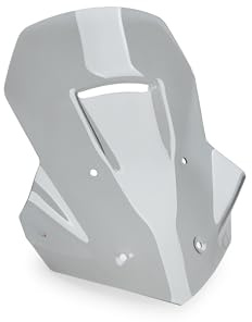 Puig 22251H Touring Windshield; greater aerodynamic protection; trail bike-specific design; made of acrylic; easy installation with original screws, Smoke