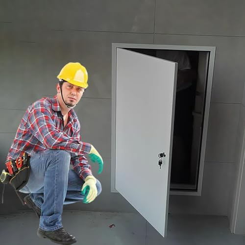Jievmrs Revisionsklappe Isolierabdeckung für Die Zugangstür zur Heizungs-, Lüftungs- und Klimatechnik, Inspektionsklappe für Trockenbauinstallationen im Badezimmer(40x75cm(16x30in))