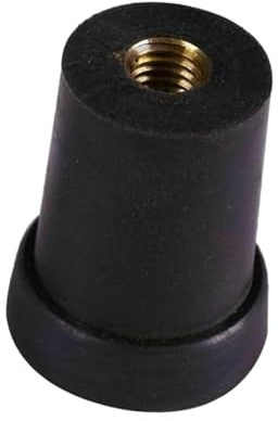 kowaku Endpin Gummispitze Kontrabass Endpin Stopp Kappen Endpin Gummipolster Endpin Zubehör Aus Robustem Gummi Leicht zu Montieren für Musikschüler Orcheste, 8mm