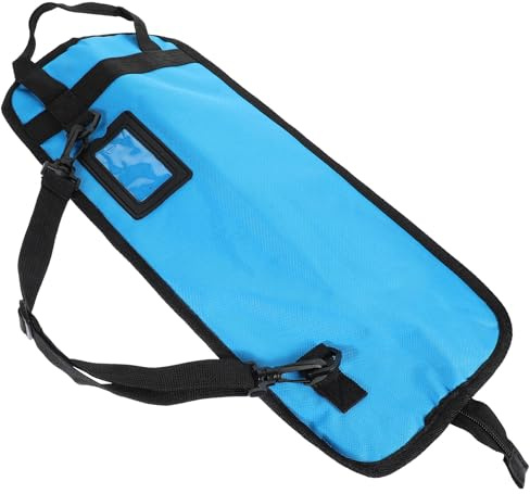 MAGICLULU Drumstick Tasche aus Oxford Gewebe Stoßfeste Trommelstocktasche mit Verstärkter Wand Hand und Schultertragbar für Schlagzeug Zubehör