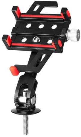 CUNZJIA Biciclette Phone Holder Moto Phone Mount 360 Rotazione Singola Mano Operazione per Smartphone 4.7-7 pollici
