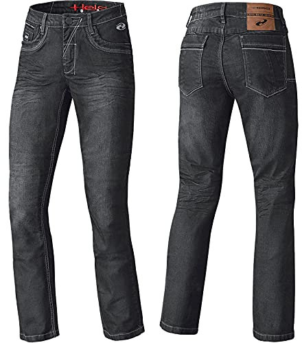 Jeans Pantalones Crane Strech Hombre, Held, Moto, pantalón, negro