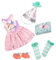 Glitter Girls Deluxe Puppenkleidung 36 cm Puppen Birthday Party Outfit – Kleid, Schuhe, Partyhut, Geschenk – Zubehör für Puppen, Spielzeug ab 3 Jahren