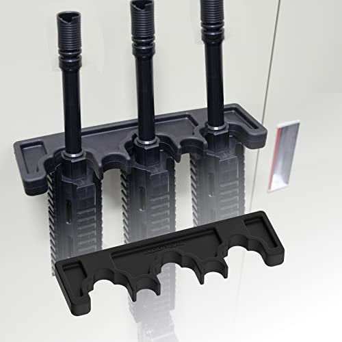 BOOSTEADY Rifle Rack, Durable Rubber Gun Rack for Gun Storage, 1 Pack Magnetic Gun Holder in Gun Cabinet, Shotgun Rifle Barrel Rest Gun Safe Organizer Indoor Gun Racks