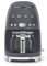 Smeg DCF02GRUK Drip Coffee Machine, Auto-Start Mode, Reuseable Filter, Digital Display, Anti-Drip System, Aroma Intensity Option, 1.4 Litre Tank, Slate Grey