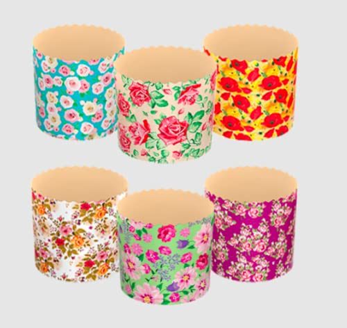OLYMP 5er Set Backform-Set für Osterkuchen Blumen ∅ 13 cm