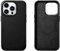 Mobiskin Hülle kompatibel mit iPhone 14 PRO MAX (6,7 Zoll), Handyhülle mit echtem Leder, Case, Schutzhülle, dünne Handytasche, Slim Cover, Schwarz