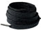 BupiMufi Lacci piatti larghi 9 – 10 mm in materiale migliorato, resistenti agli strappi metallici lucidi, design Bling, Nero A., 120