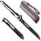 ohmonlyhoo Klappmesser, Einhandmesser mit Lederscheide und Taschenclip, Edc Messer, Brieföffner, Geschenk für Männer und Frauen