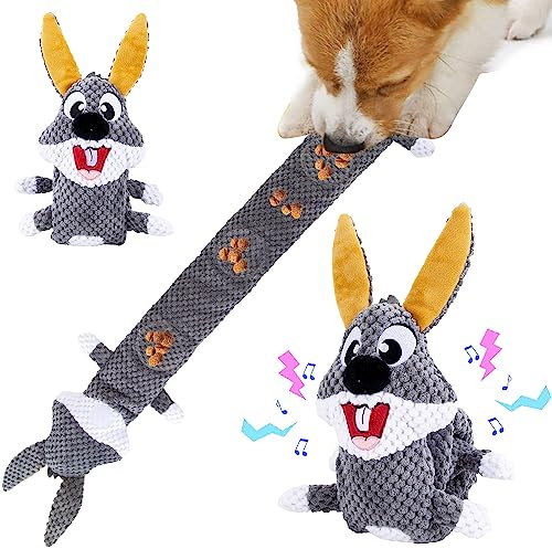Intelligenzspielzeug für Hunde,Schnüffelspielzeug Hund,Hundespielzeug Schnupftabak,Quietschend Welpenspielzeug,Interaktives Hundespielzeug,Puzzle Toys for Dogs,Kaninchen Interaktives Hundespielzeug