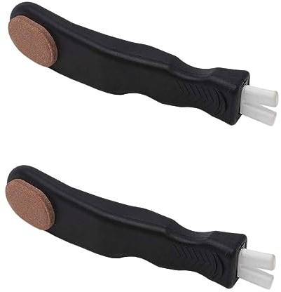 BESPORTBLE 2st Schlittschuhe Bohnenmühle Figurenschärfer Skating-Schuh Eismühle Outdoor-Produkte Handspitzer Aus Skateboard-Werkzeug Schärfende Klinge Draussen Plastik Rollschuhe