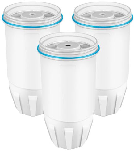 Water Filter Replacement Fits for zero Pitchers and Dispensers, 0 TDS, 3 pack
