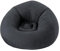 ED ENJOY HOME Fauteuil d'extérieur Gonflable, 100x100 cm, Gris Foncé, 100% PVC Flocké, Collection Jardin Borneo