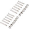 Uadme Lot de 12 goupilles de fixation pour joint de piscine INTEX 28270 28272, lot de 12 goupilles de joint pratiques en PVC, 5,5 cm